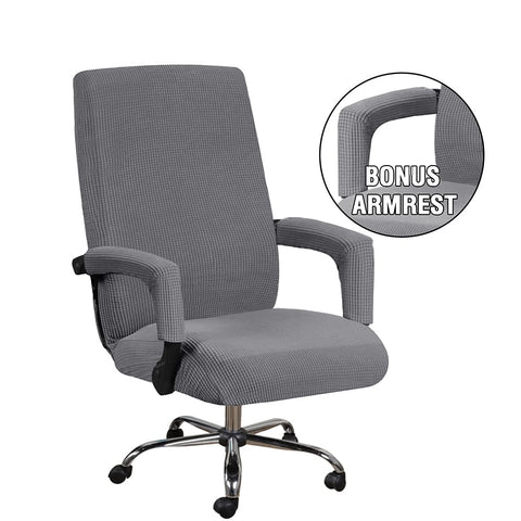Bestenrose Office Chair Cover Stretch Computer Desk Chair with Arm Covers