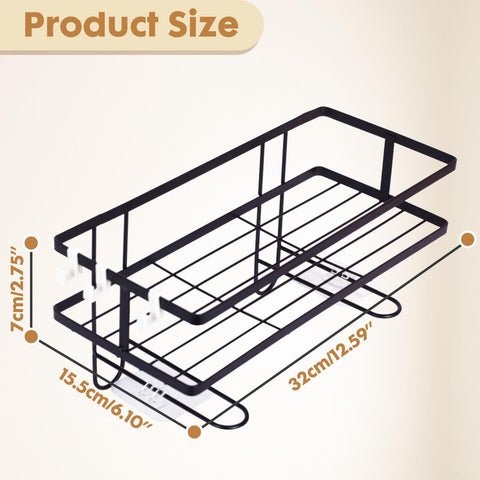 Pinkgarden Over-the-Toilet Storage Shelf, Large Capacity Bathroom Organizer, No-Drill Installation, Rust-Resistant Thick Steel