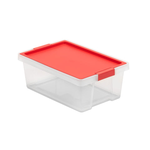 TATAY Storage Box BPA-Free Stackable Design Lid with Hinges Included
