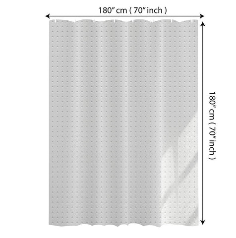 HTUK Waterproof Shower Curtains 180 x 180cm With 12 Hooks Mildew And Mould Resistant Fabric Shower Curtain 100% Polyester Diamond Pattern Shower