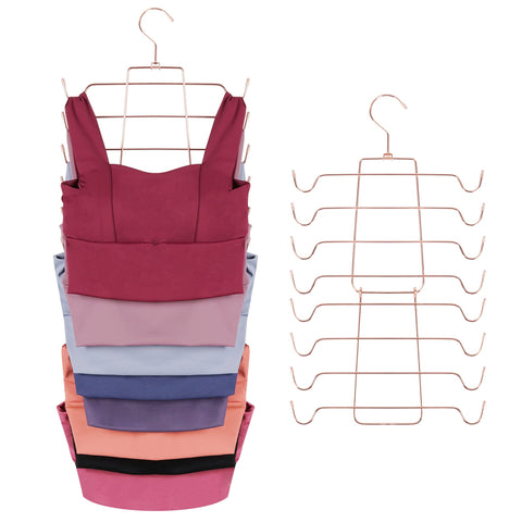 ZEDODIER Tank Top Hanger, 2 Pack Space Saving Hangers, Non-Slip Hanging Bras Holder