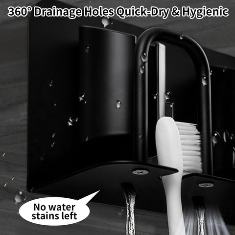 Toothbrush Holder Wall Mounted Electric Toothbrush Holder for Bathroom