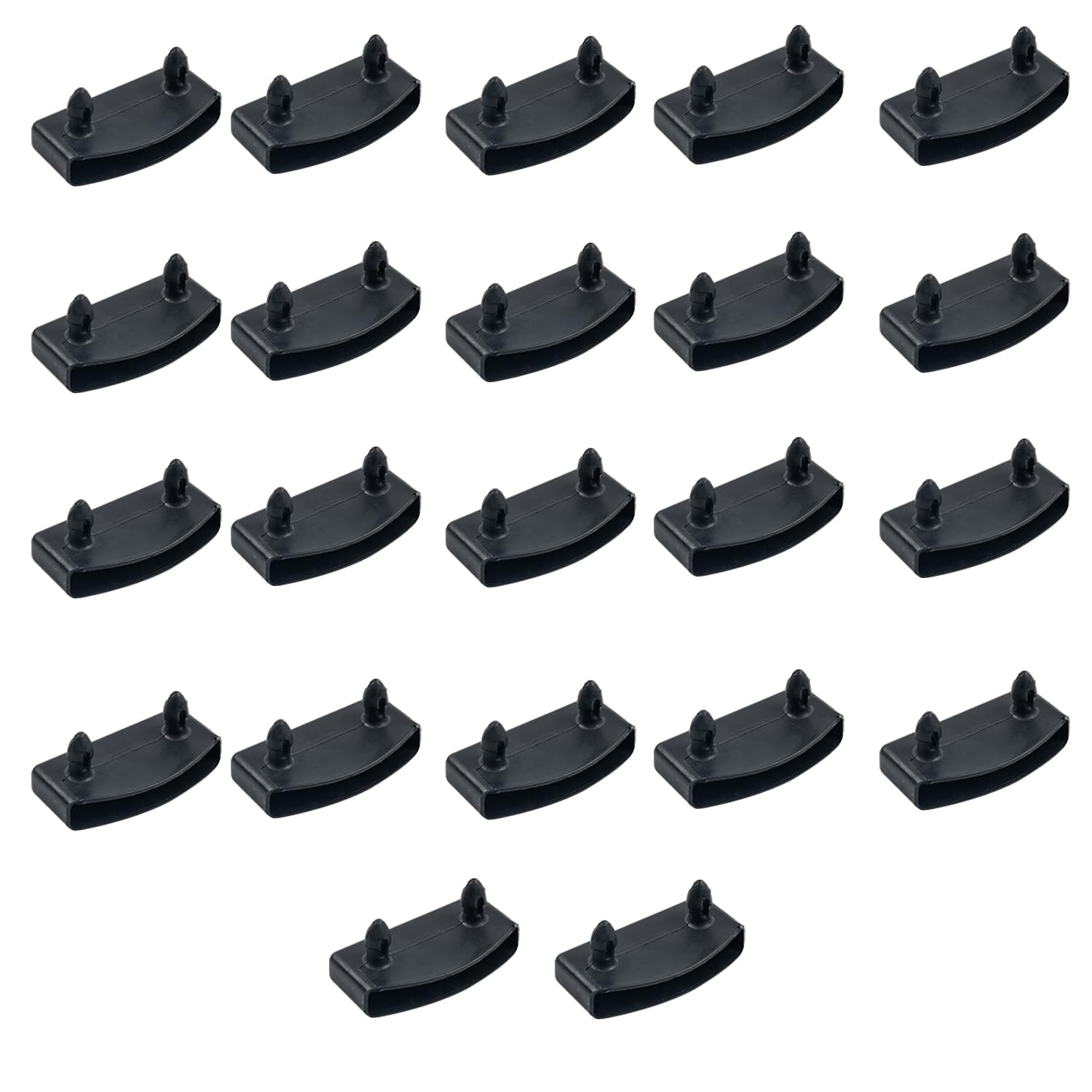Sgehai 72 Pcs bed slats replacement bed slat end clip,plastic bed slat holders caps 55mm,48 ends and 24 center,for double/single bed and king size