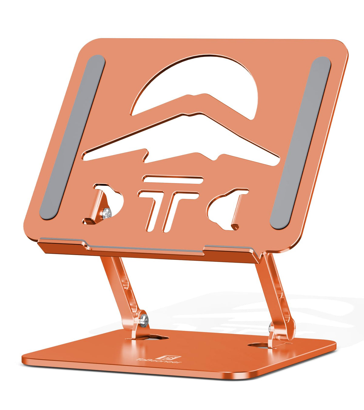 Tobeoneer Aluminum Adjustable Laptop Stand for Desk,Foldable, 10-16"