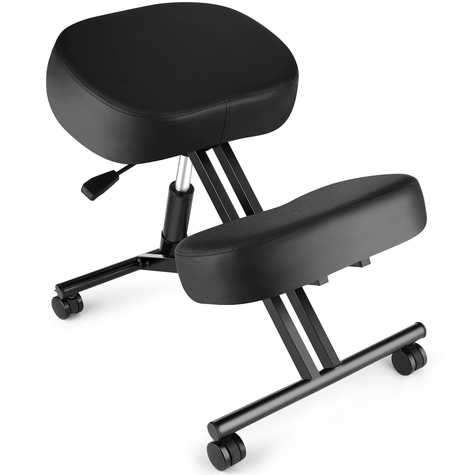 Himimi Kneeling Chair Ergonomic with Thick Memory Foam Cushion, Height Adjustable Office Stool