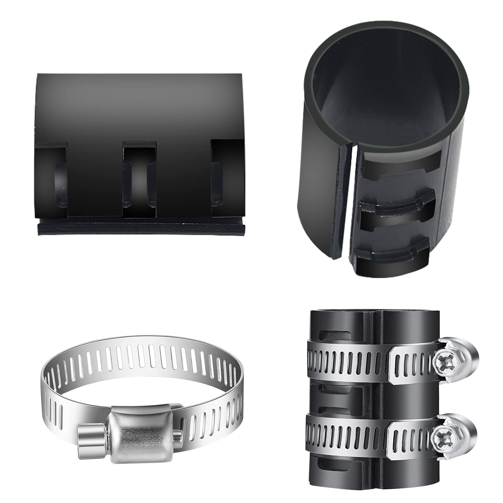 9PCS Stop Sinking Office Chair Drop Stopper Fixing a Sinking Office Chair Cylinder Alternatives Gas Lift Hose Clamps Stainless Steel Fix Sinking