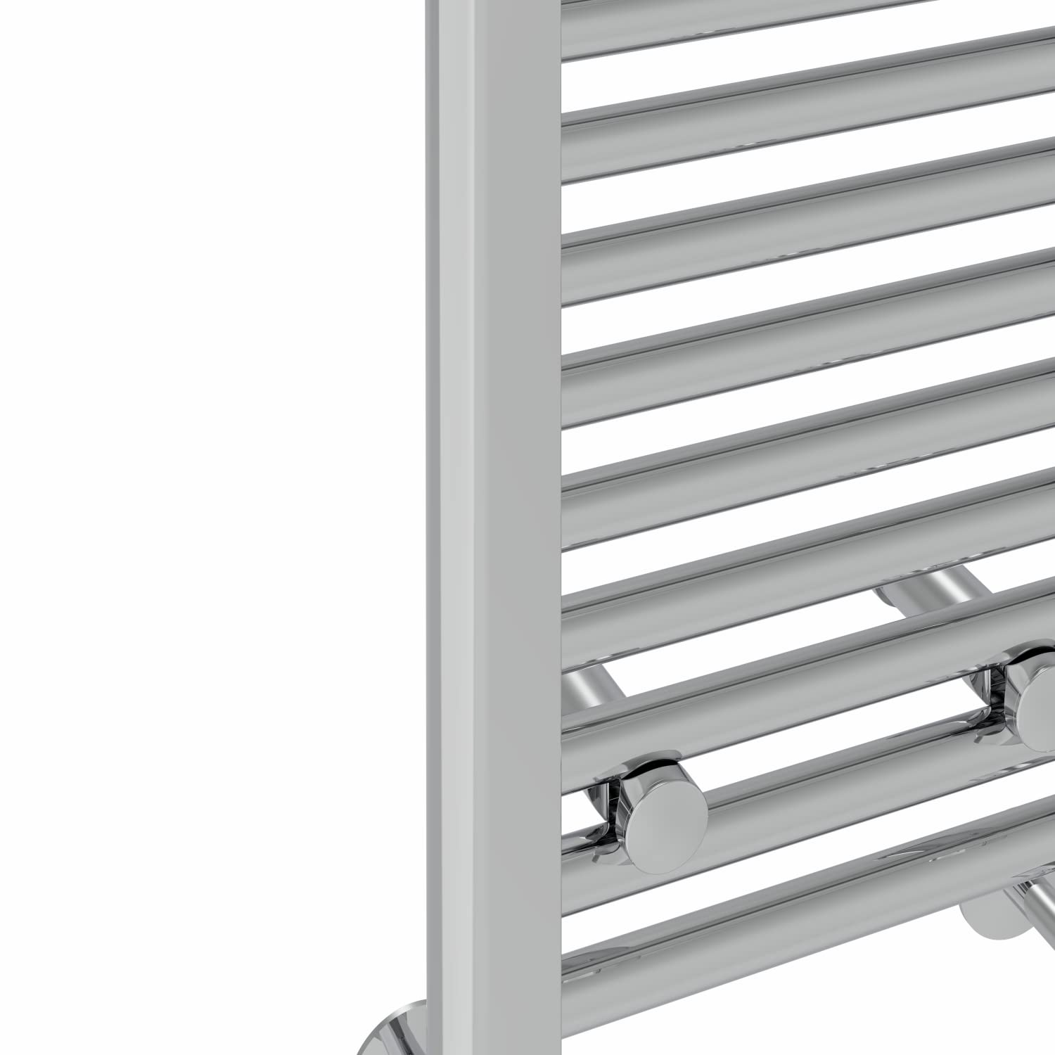 NRG Chrome Heated Towel Rail Straight Designer Radiator, 1600×600mm