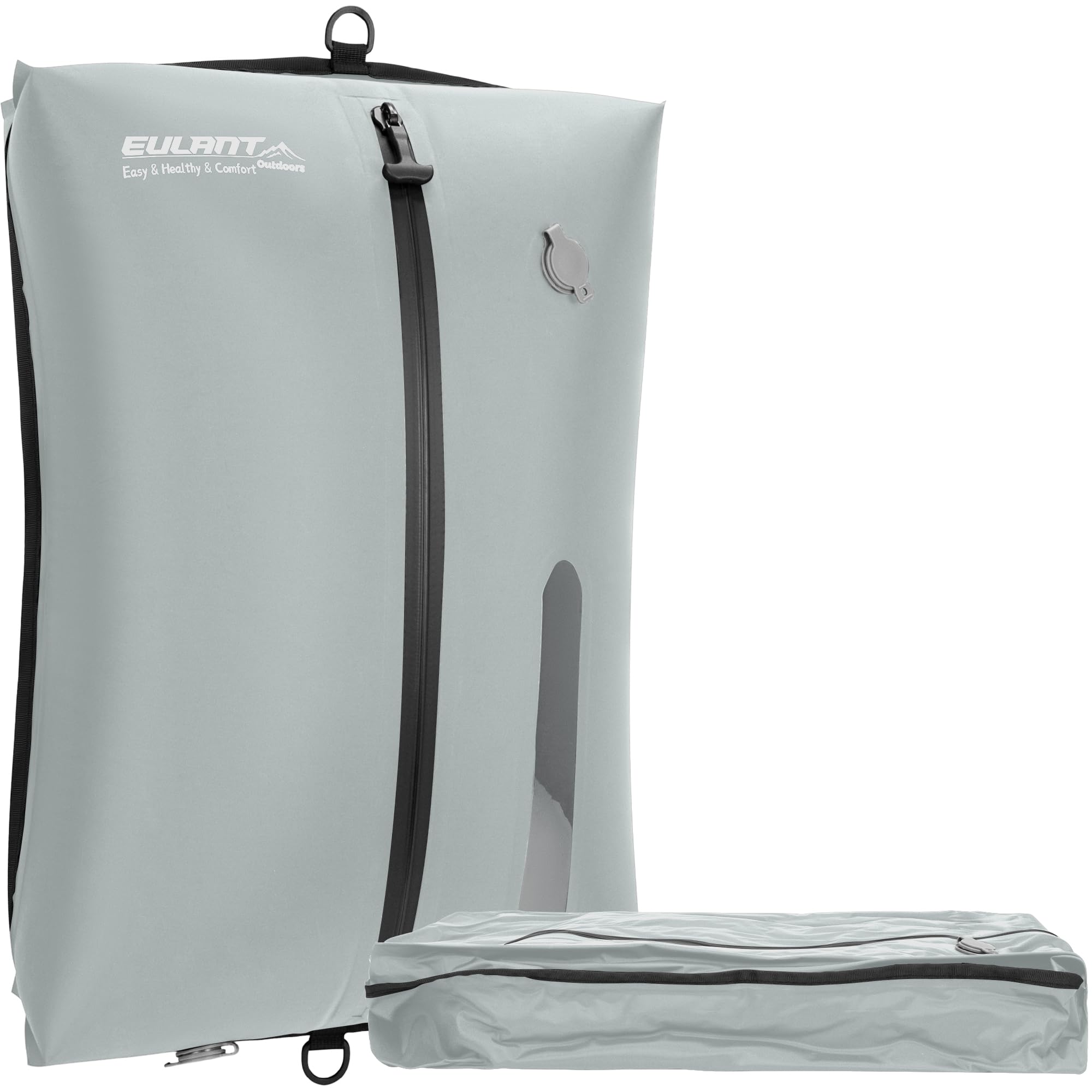EULANT Vacuum Storage Bags for Travel, Reusable Vacuum Zipper Sealer Bag for Clothes