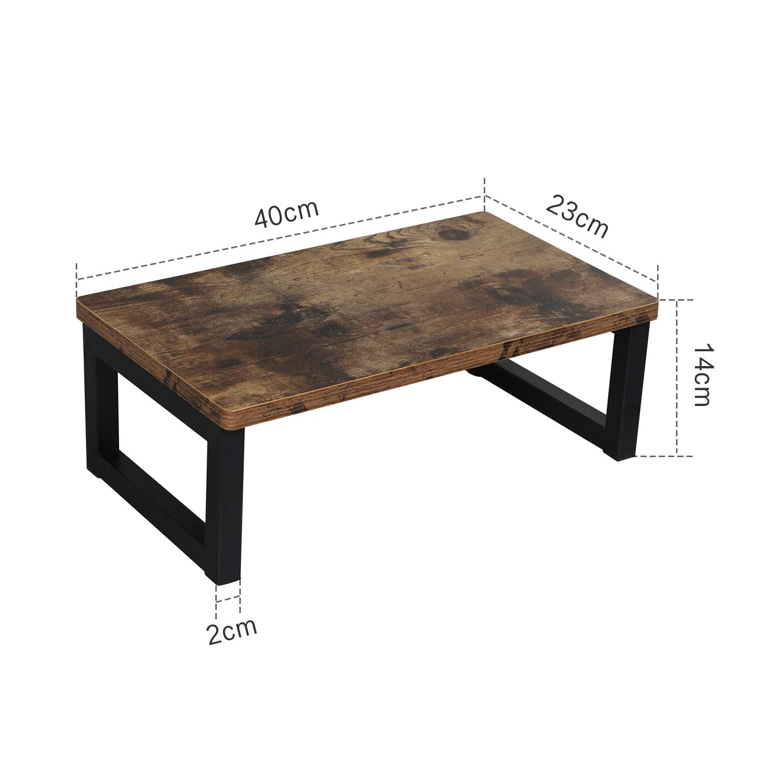 OROPY Wood Monitor Stand Riser, Computer Screen Riser for Office 40x23x14cm
