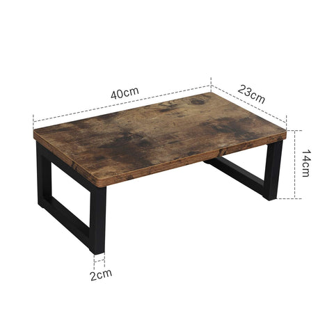 OROPY Wood Monitor Stand Riser, Computer Screen Riser for Office 40x23x14cm