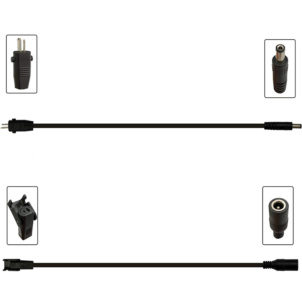 STAIGO DC to Flat-Round Pin Transformer Cable Used for Electric Recliner Lift Chair Sofa Transformer Power Supply Recliner Battery Transform Cable