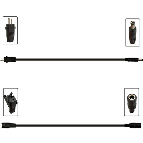 STAIGO DC to Flat-Round Pin Transformer Cable Used for Electric Recliner Lift Chair Sofa Transformer Power Supply Recliner Battery Transform Cable