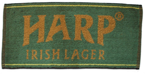 Harp. Lager Cotton Bar Towel 500mm x 250mm (pp)
