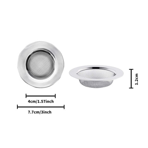 Stainless Steel Kitchen Sink Strainer Plug,Sink Strainer for Shower,2pcs
