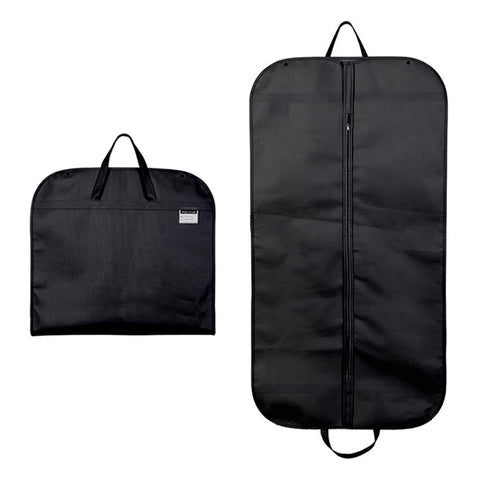 1 Pcs Suit Carrier Bag,Breathable Garment Suit Clothes Covers Bags,120 * 60cm suit covers for men,Black Zipped Foldover Breathable Multi-Use Garment