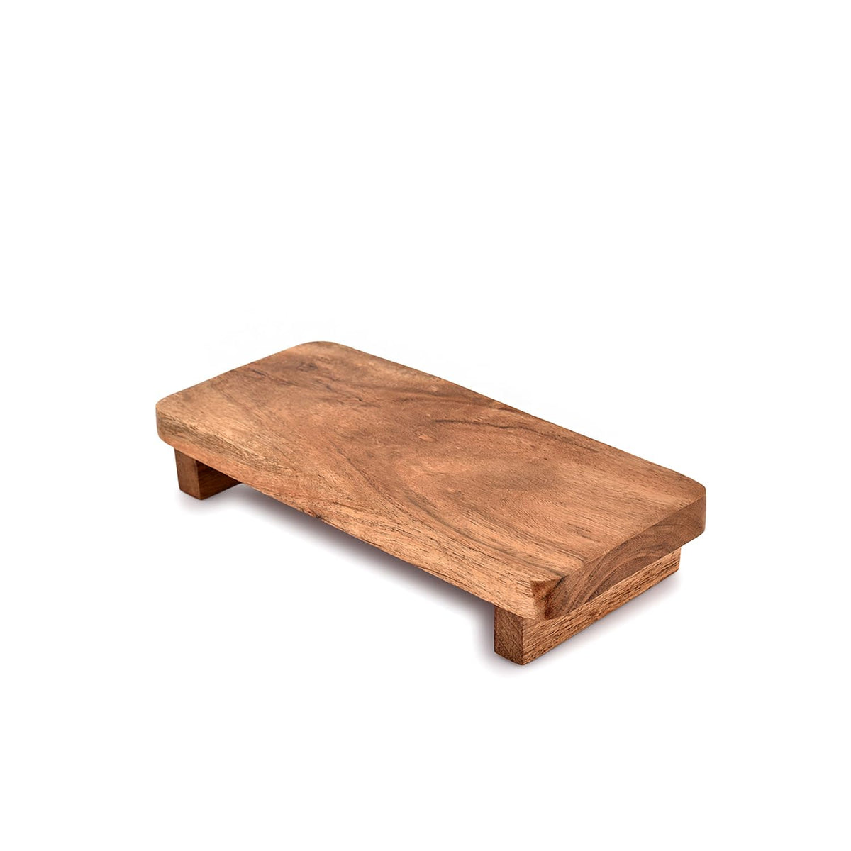 EDHAS Soapdish Acacia Wood Decorative Soap Dispenser Tray for Display Rustic Kitchen Bathroom Counter Sink Organizer for Soap Bottles