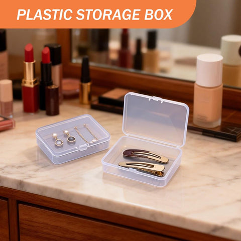 XINGSUI 32 Pcs Plastic Storage Box with Lid, Storage Boxes, for home,office