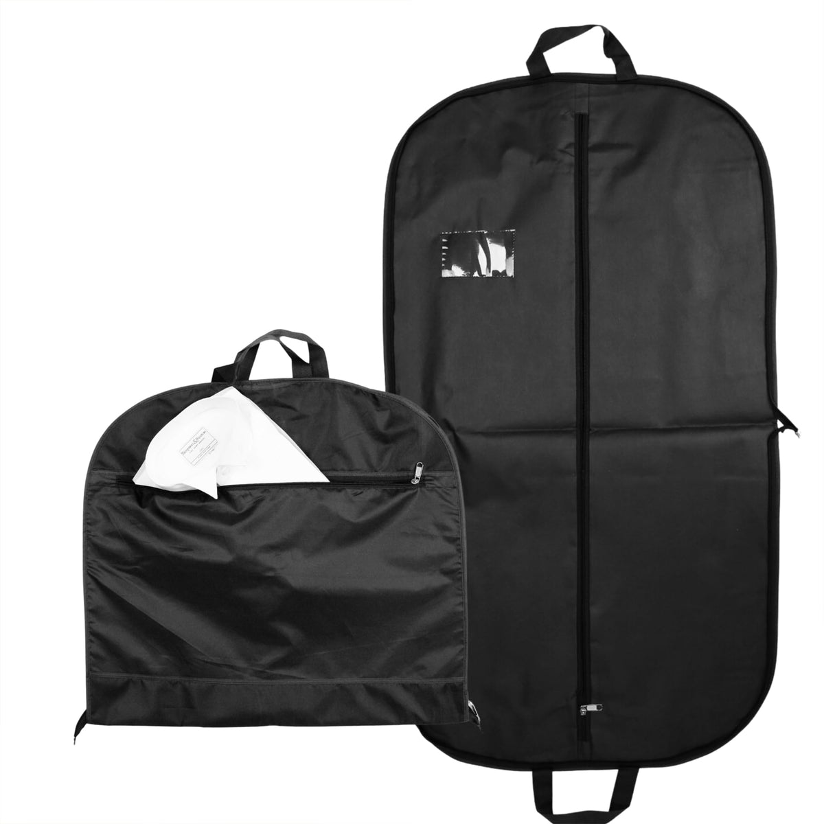 Hoesh UK - Black 44" Waterproof Mens Suit Garment Protection Carrier - clothes bags, suit bag for men, travel garment bags, suit covers