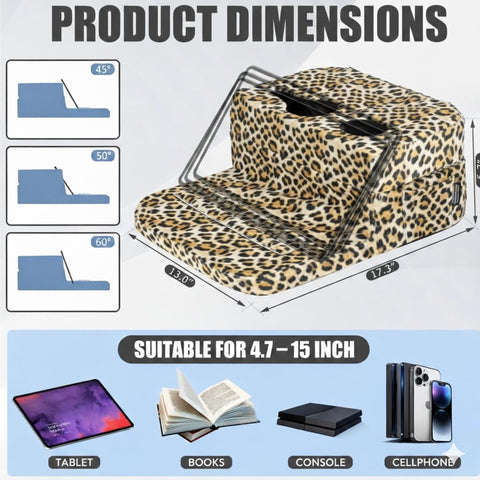 TabCouchCaddy - Couch Cup Holder Tray Pillow - Bed, Couch Caddy, Sofa, RV & Car - Holds Drinks, Snacks, Remotes, Phones, Kindle, Tablet