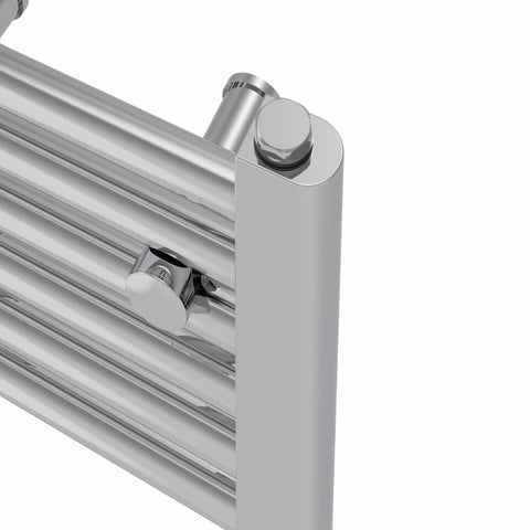 NRG Chrome Heated Towel Rail Straight Designer Radiator, 1800×300mm