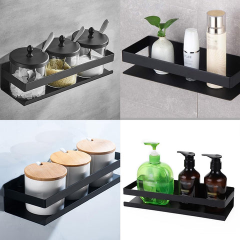 OwnMy Bathroom Shower Shelf Stainless Steel Bath Kitchen Basket Shower Caddy Rack