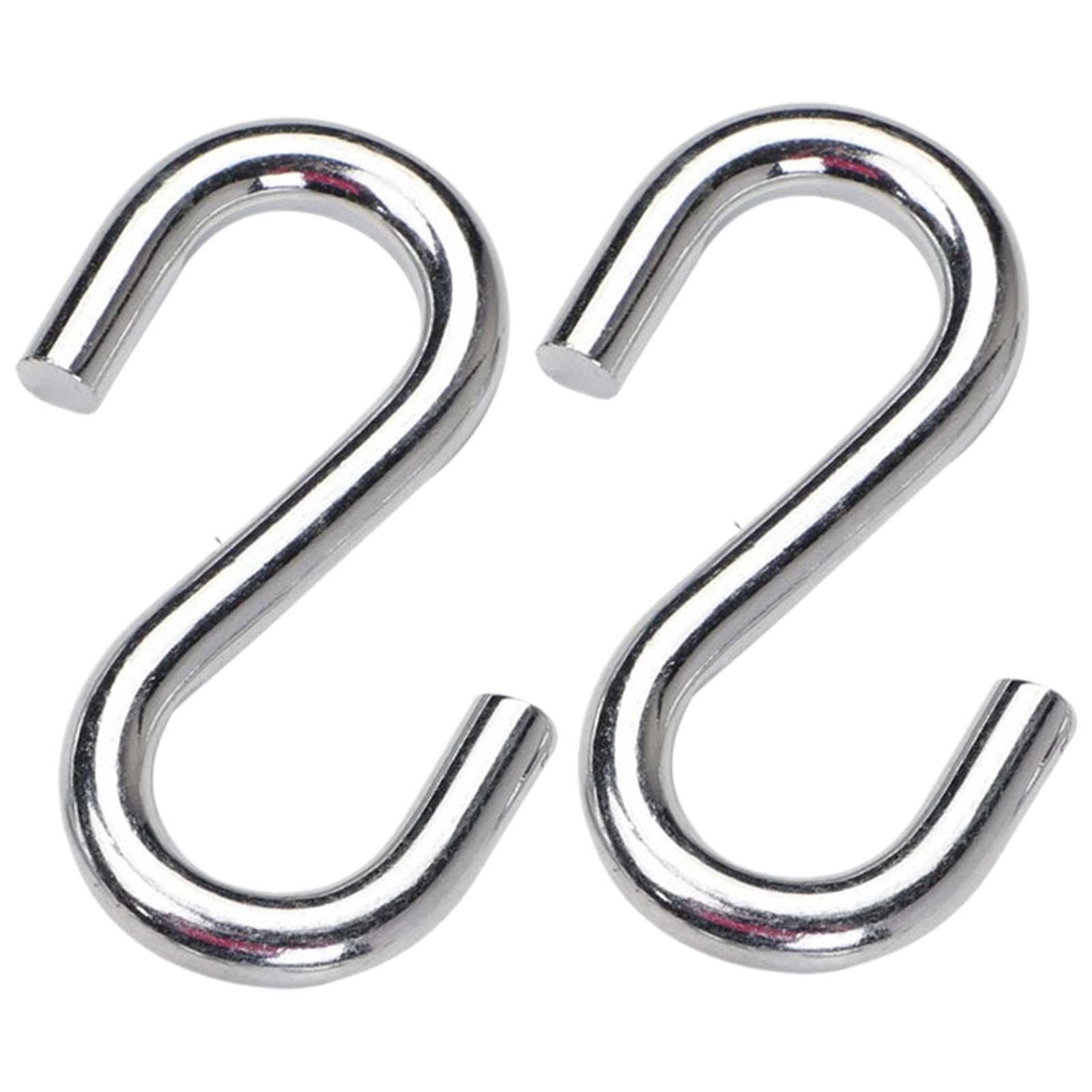 UEKPDM 304 Stainless Steel 3 - Inch S Hooks, Industrial Grade Utility Hooks for Hammock and Swing, 2 Packs