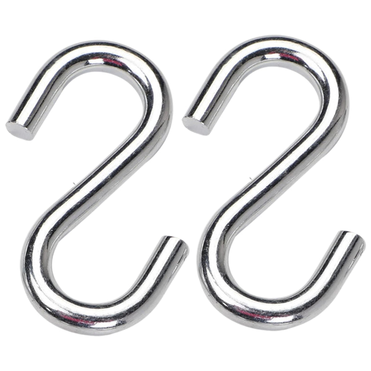 UEKPDM 304 Stainless Steel 3 - Inch S Hooks, Industrial Grade Utility Hooks for Hammock and Swing, 2 Packs