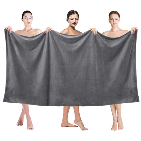 JML Microfiber Bath Towels, Oversized Bath Towel 2 Pack(40" x 80"), Super Absortbent and Fast Drying