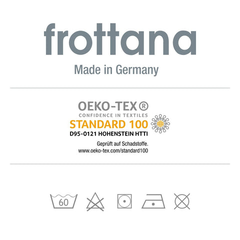 frottana Country face cloth 30 x 30 cm, 100% cotton, ivory