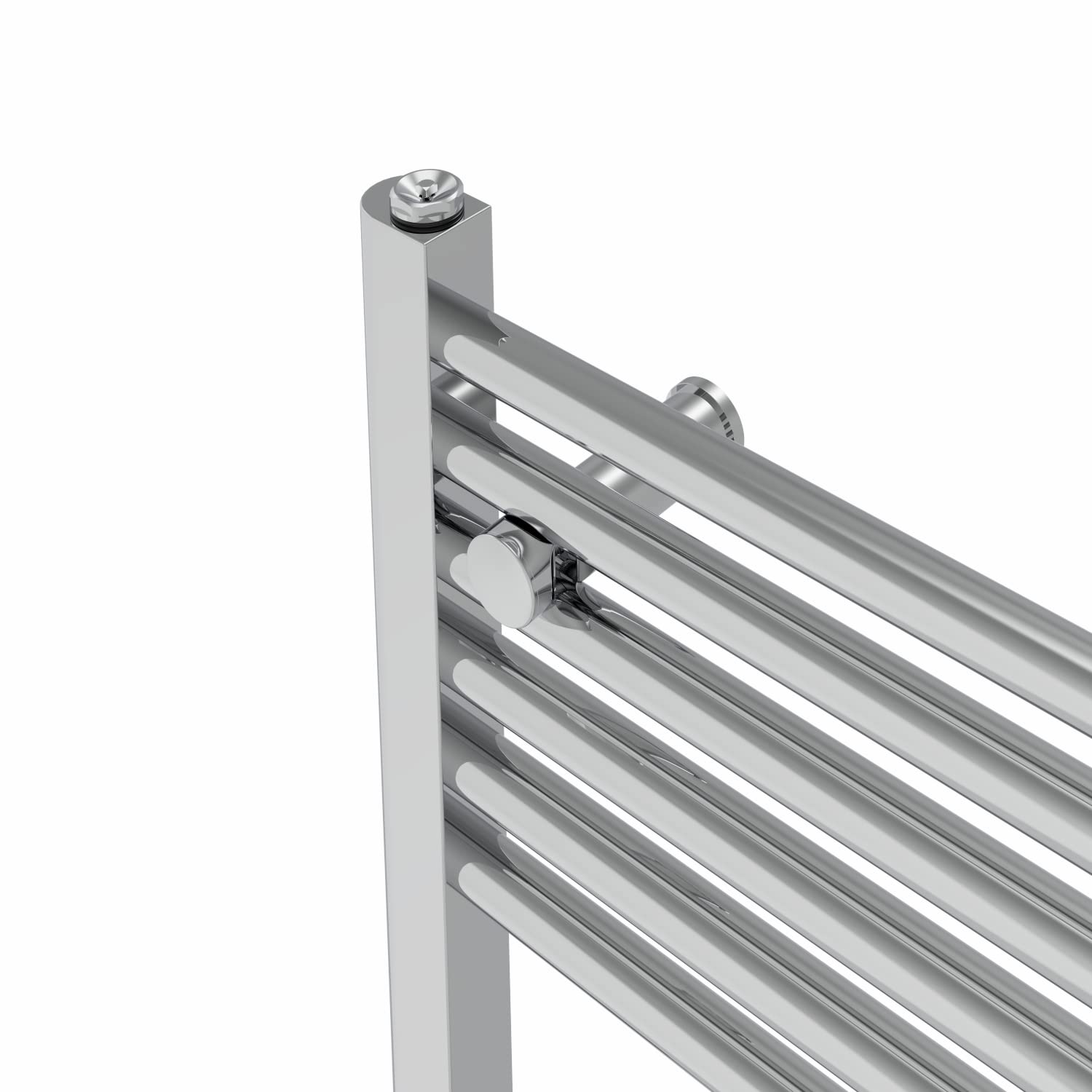 Warmehaus Straight Bathroom Heated Towel Rail Warmer 1800x600mm Chrome