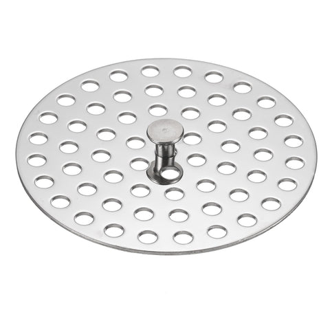 sourcing map Shower Drain Hair Catcher, 3 inch Stainless Steel Round Floor Drain Cover Anti-Clogging Protection Cover Replacement for Furniture