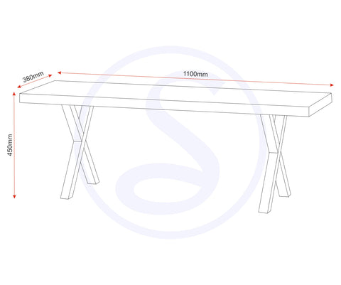 Seconique Buxton Dining Bench Set In Light Oak Effect/Black