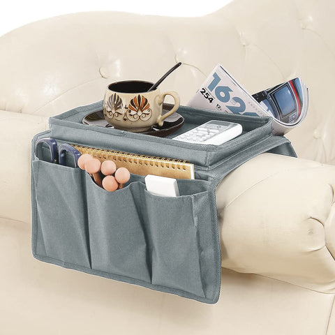 XGOPTS Sofa Armrest Hanging Organiser with 14 Pockets | Couch Armchair Storage Bag