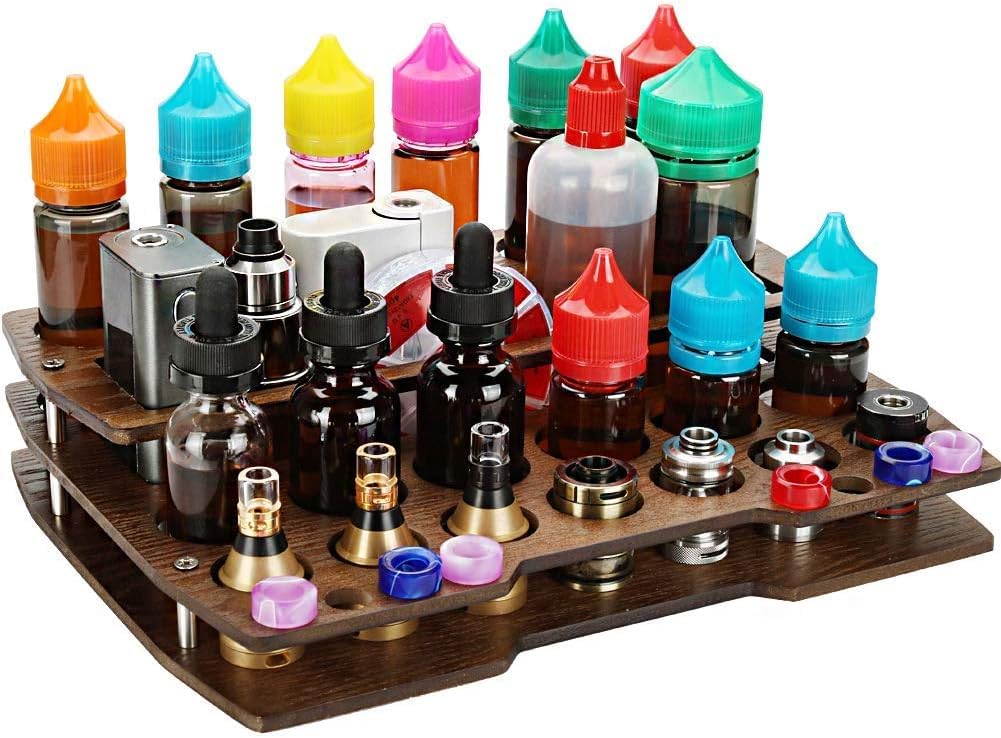 Lanrigorid Handmade Wooden Vape Stand Holder