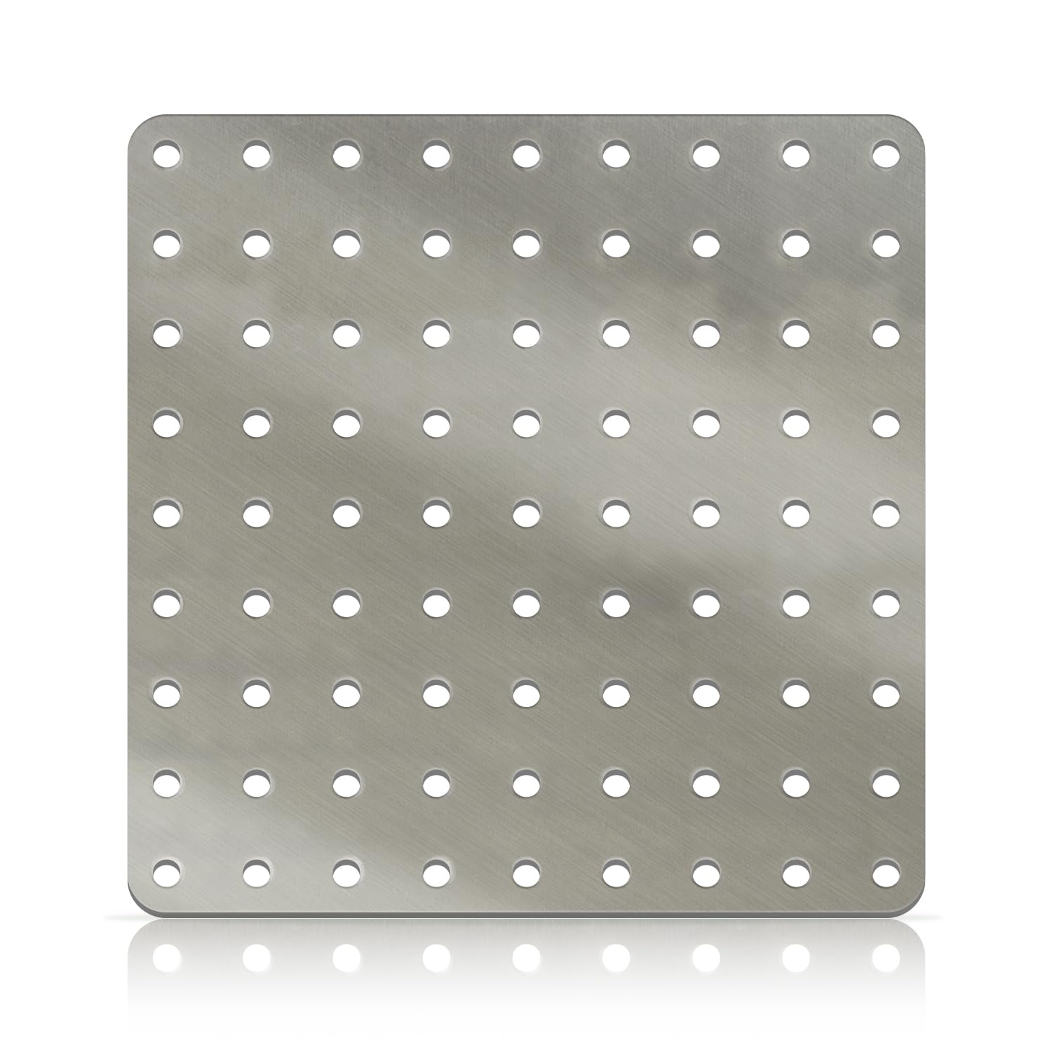 Simply Hardware® Square Drain Guard/Swirl Cover - 4 Inch up to 9 Inch Stainless Steel - Keep Drains Clear from Leaves & Debris - 8" x 8"