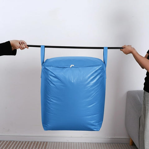 3-Pack 240l Large Moving Bags – Heavy Duty Waterproof Removal Bag with Double Zip Pulls,Ideal for Moving, College Dorms, Loft Storage