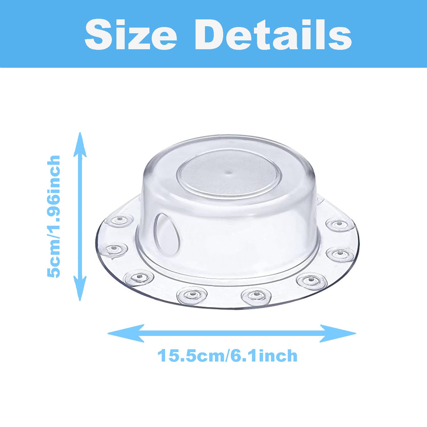 Deep Bathtub Overflow Drain Cover - 1 Pack, Adds 2 Inches Water Depth for Warmer Baths
