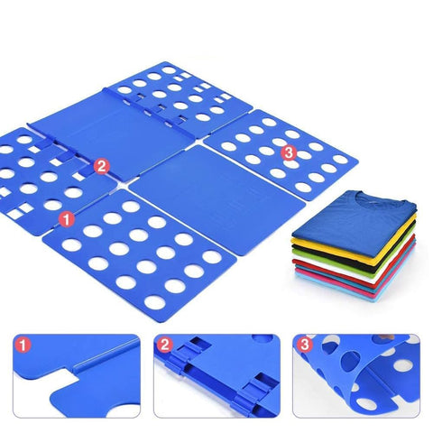 Yeenano Folding Board for Shirts,Laundry Folding Aid Plastic Laundry Folding Boards T Shirt Folder Board Adult T Shirt folder Easy and Fast for