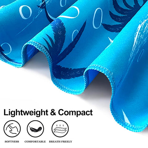 JAODFK 2 Pcs Microfibre Beach Towel 71"X32" Quick Dry Shell Lightweight Sand Free Extra Large Thin Towels Travel Essentials For Adults Womens Swim