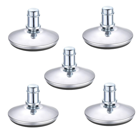 5PCS Cute Bell Glides 30mm Replacement Sturdy Stool Swivel Caster Wheels Furniture Sliders or Office Chair to Fixed Stationary Castors Stool Bell