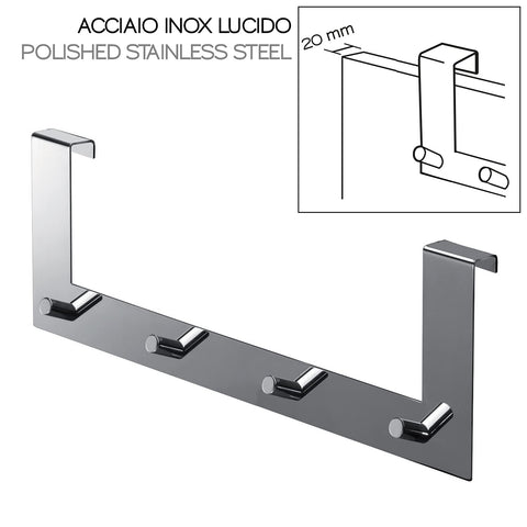 Gedy by Nameeks Hook 2124 Contemporary Italian Bathroom Accessories Set