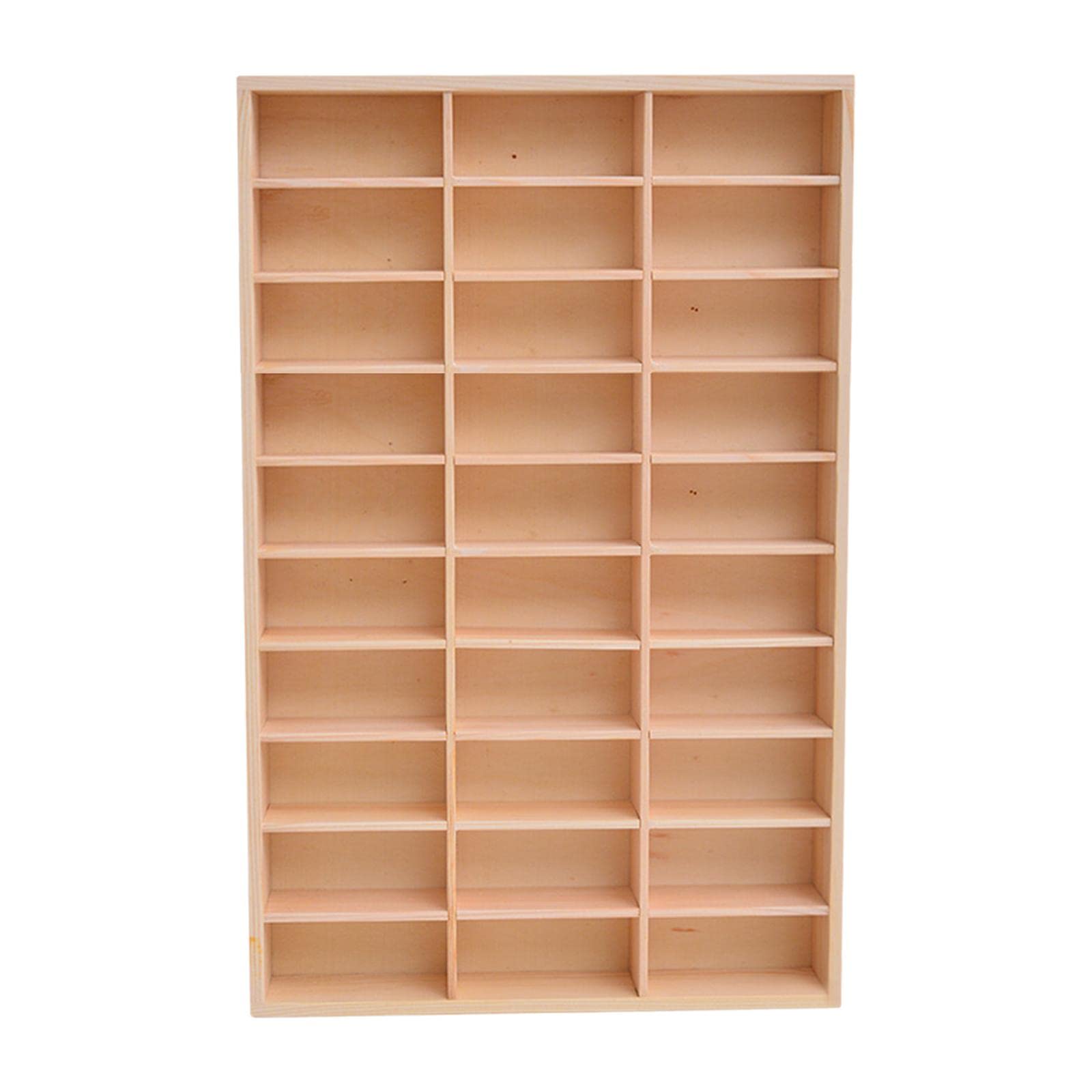 Perfeclan Wooden Wall Mounted Display Cabinet Trinket Shelf Display Case Wall Hanging Unit Souvenir Organiser Minifigure Display Case for