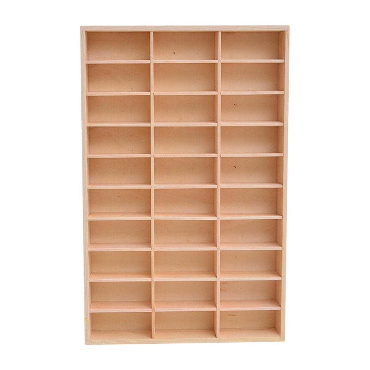 Perfeclan Wooden Wall Mounted Display Cabinet Trinket Shelf Display Case Wall Hanging Unit Souvenir Organiser Minifigure Display Case for
