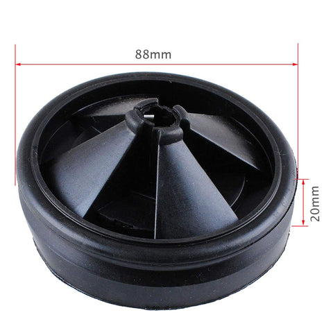 Carkio Garbage Disposal Splash Guard 88mm Food Waste Disposer Accessories Rubber Garbage Disposal Splash Guard Sink Strainer Compatible with