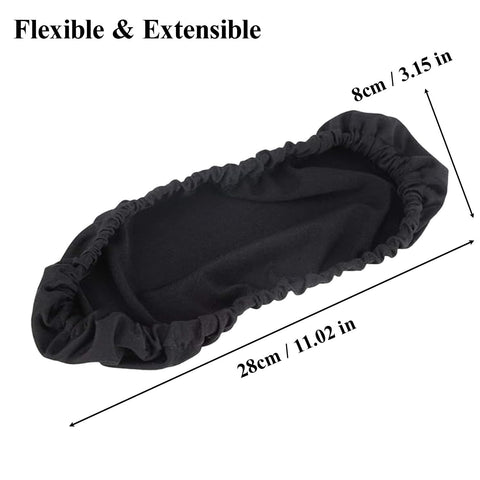 YAshunbeiYL 2Pcs Office Rotating Chair Armrest Covers Elastic Chair Armrests Cover Removable Arm Rest Pads Stretch Protector for Home Office Black