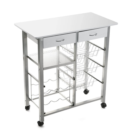 Versa Leicester Kitchen trolley with wheels, drawers and bottle rack, Greengrocer with pantry and organizers, Kitchen storage, Measurements