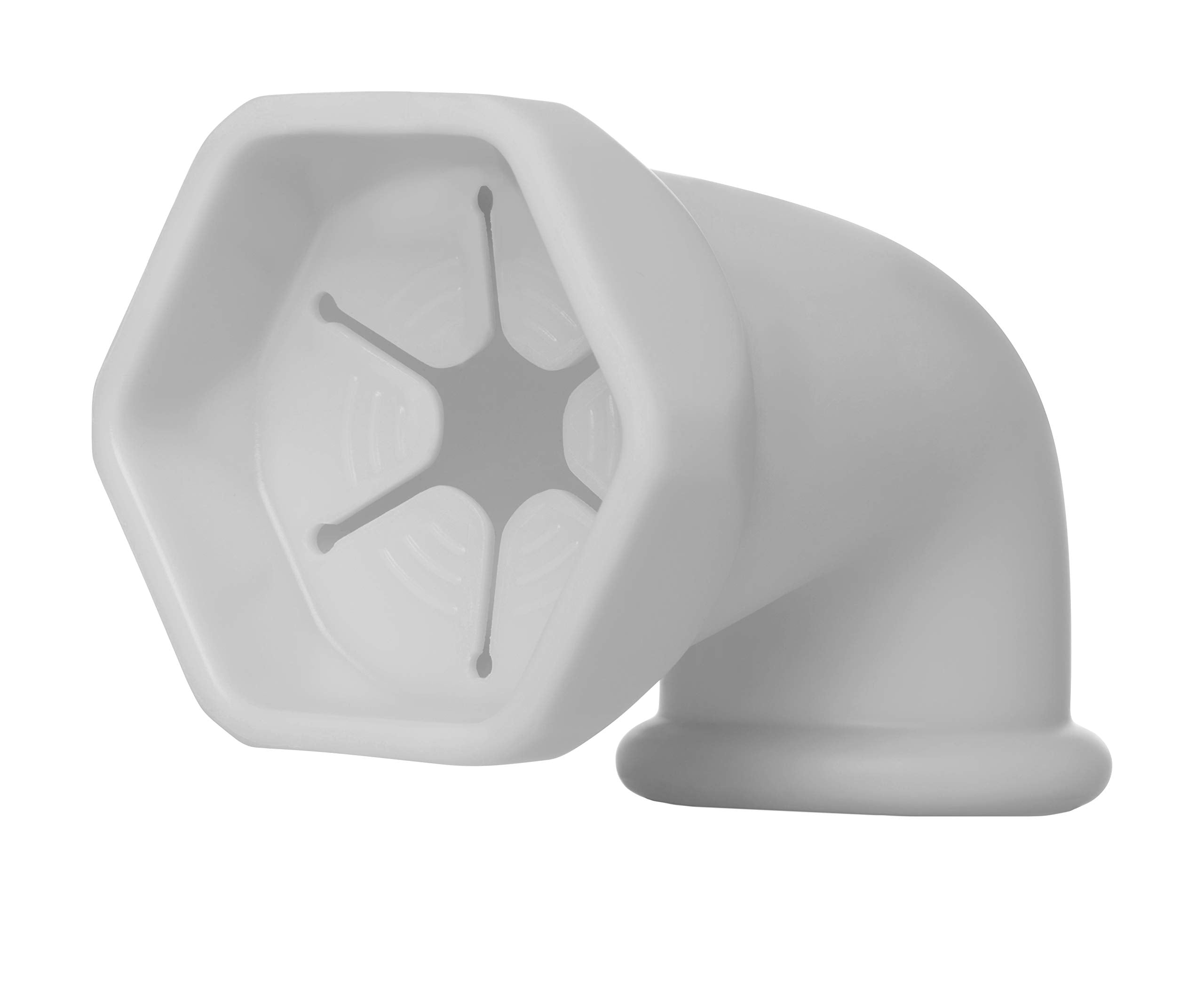 Ubbi Bath Spout Safety Guard, Soft Silicone Spout Cover for Baby Bath Time, Must Have Bath Time Accessory, Grey, Large Tap Protector