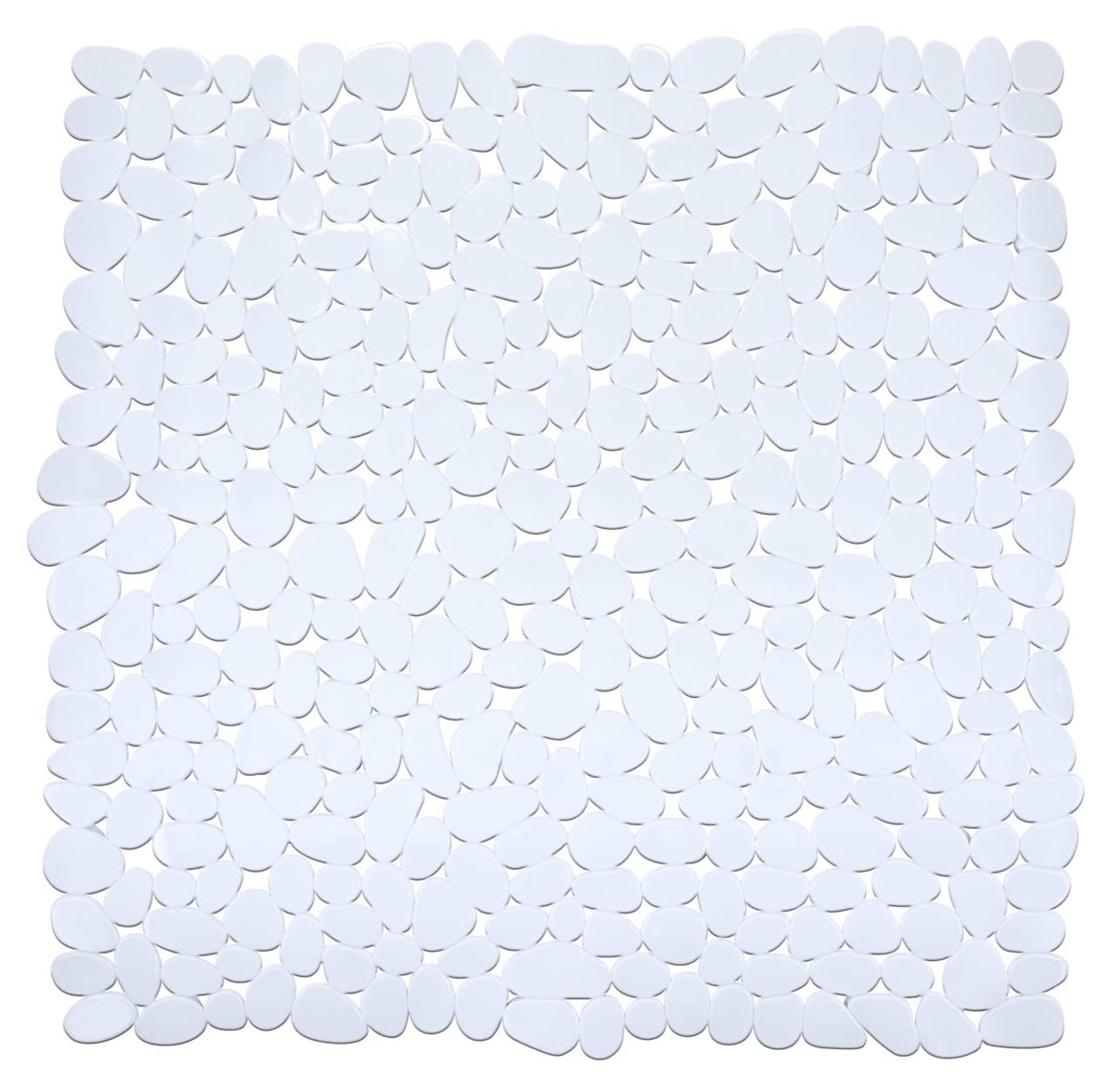 WENKO 20277100 Shower mat Paradise White - anti-slip, Thermoplastic elastomer (TPR), 54 x 54 cm, White