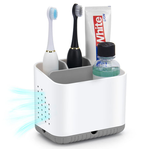 toprance Toothbrush Holder Anti-slip Electric Toothbrush Holder For Bathroom Countertop
