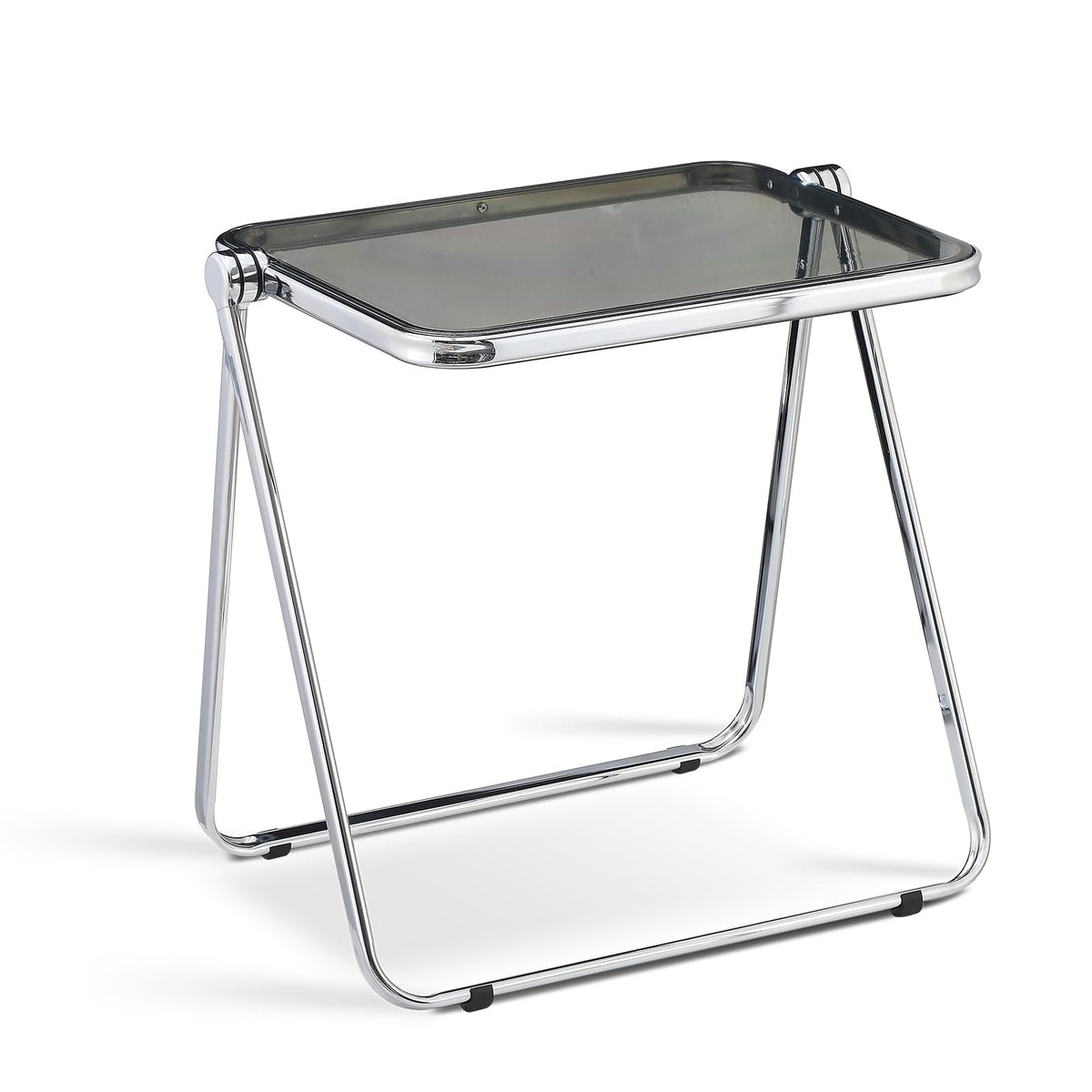 TAO ONE Acrylic Folding Table TV Tray Small Side Table - Tawny